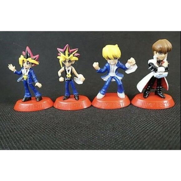 Yu-Gi-Oh Coca Cola Jump Festa 2003 Mini Figurine Set Kaiba Yami Yugi US Seller - Picture 1 of 4